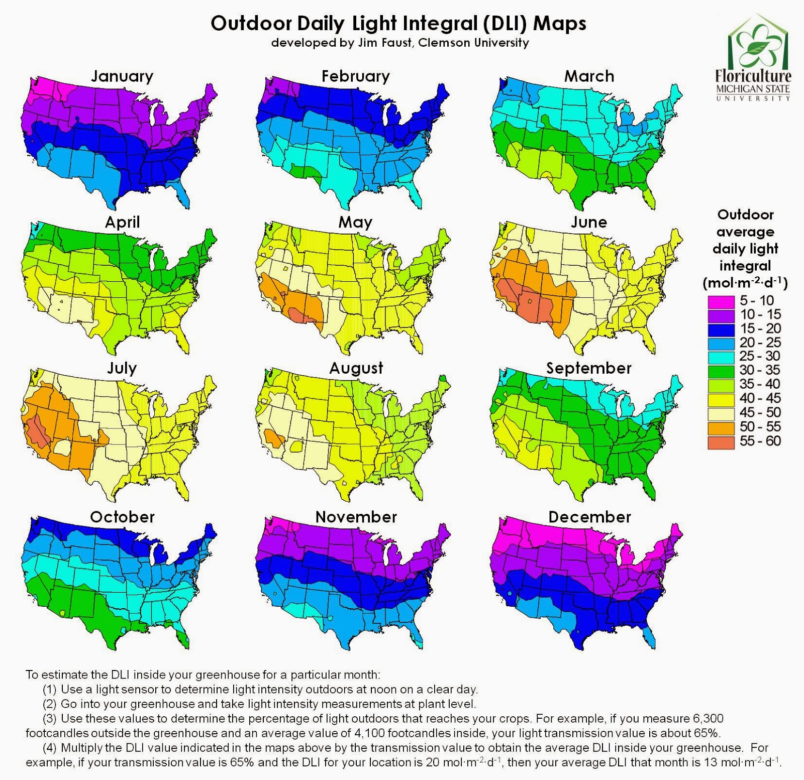 Daily light integral: a better way to measure greenhouse – Hort Americas