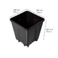 Beekenkamp-10L-Square-Pot-dimensions