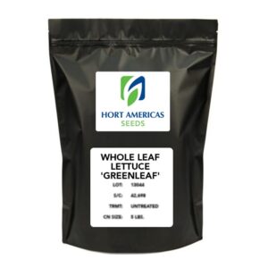 Whole Leaf Lettuce 'Greenleaf' Pelleted Seeds